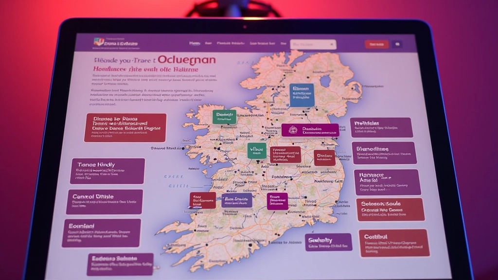 Venue guide with map locations and accessibility details