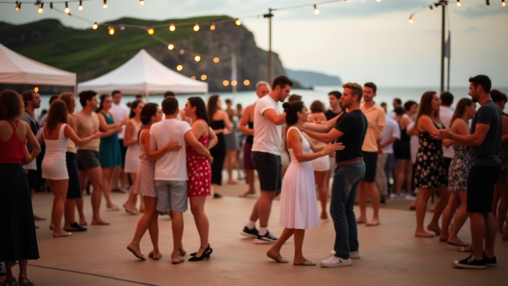 Outdoor summer dance festival along the Wild Atlantic Way